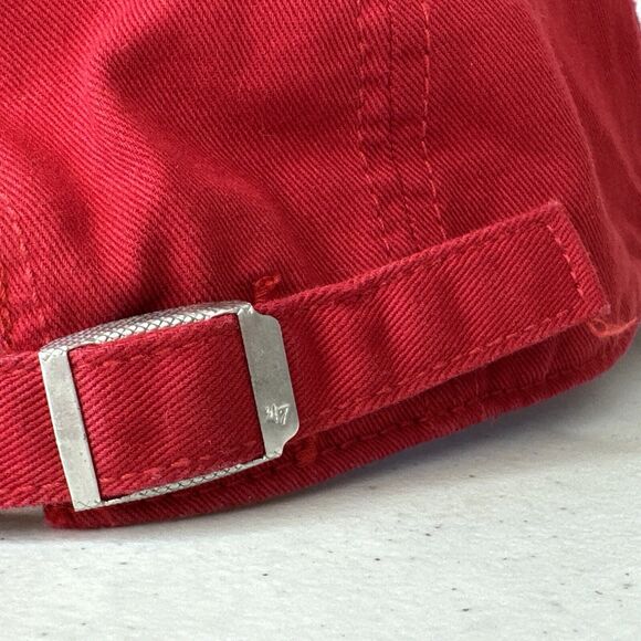 Rare 47 Brand New England Patriots Embroidered NFL Red Adjustable Hat - Picture 7 of 12